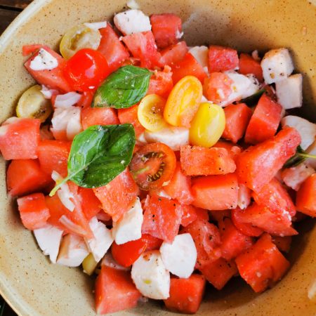 World’s best watermelon salad