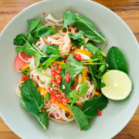 Quick and easy vietnamese noodle salad