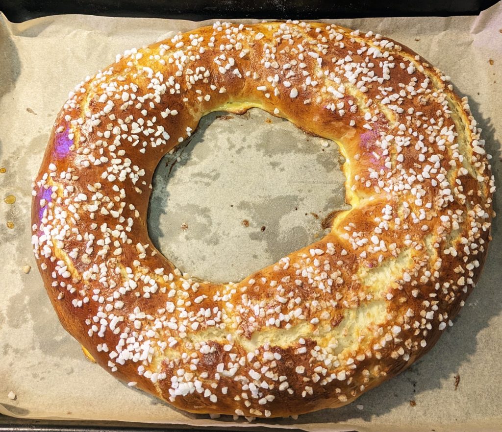 King's Brioche(Galette des Rois) best and easy receipe , saru's diary, french classic recipe, french dessert recipe, french recipe ideas