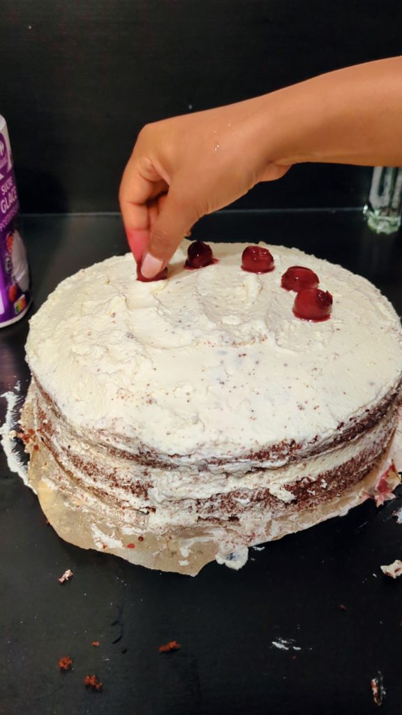 Classic Black Forest Cake Recipe, saru's diary, saru's not so secret diary, baking recipes, schwarzwälder kirschtorte, baking a classic black forest cake