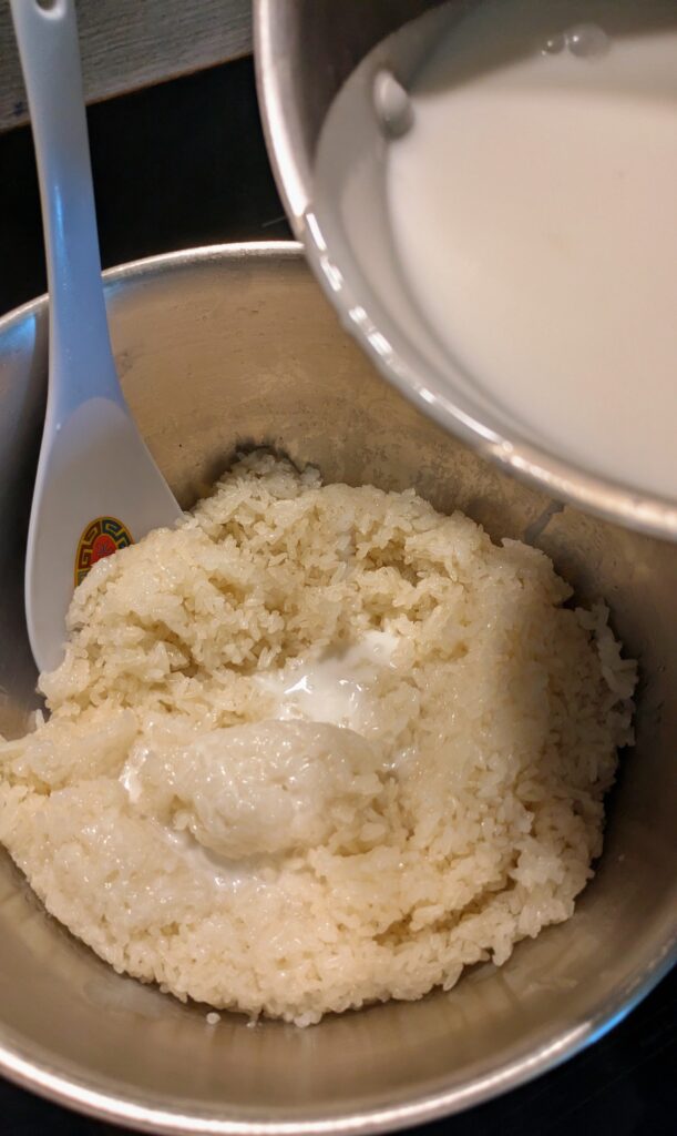 Mango sticky rice, easy mango sticky rice, asian dessert recipe, food recipe, sticky rice recipe, Vietnamese sticky rice recipe, food around the world, saru's diary, saru's not so secret diary