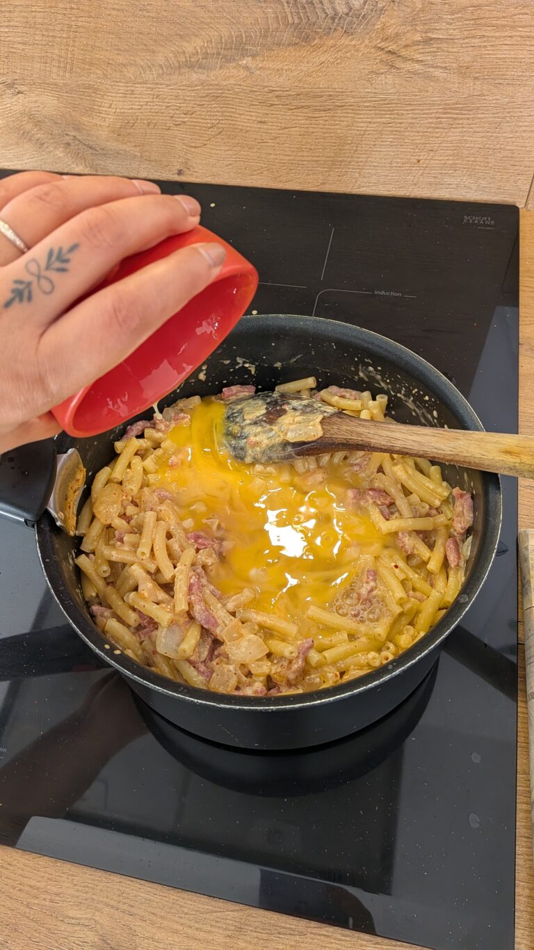 Schinkennudeln – German Noodle Casserole with Ham, food blog, German pasta recipe, noodles , pasta, pasta casseroles, food recipes, food around the world, pasta recipe ideas, saru's diary, saru's not so secret diary