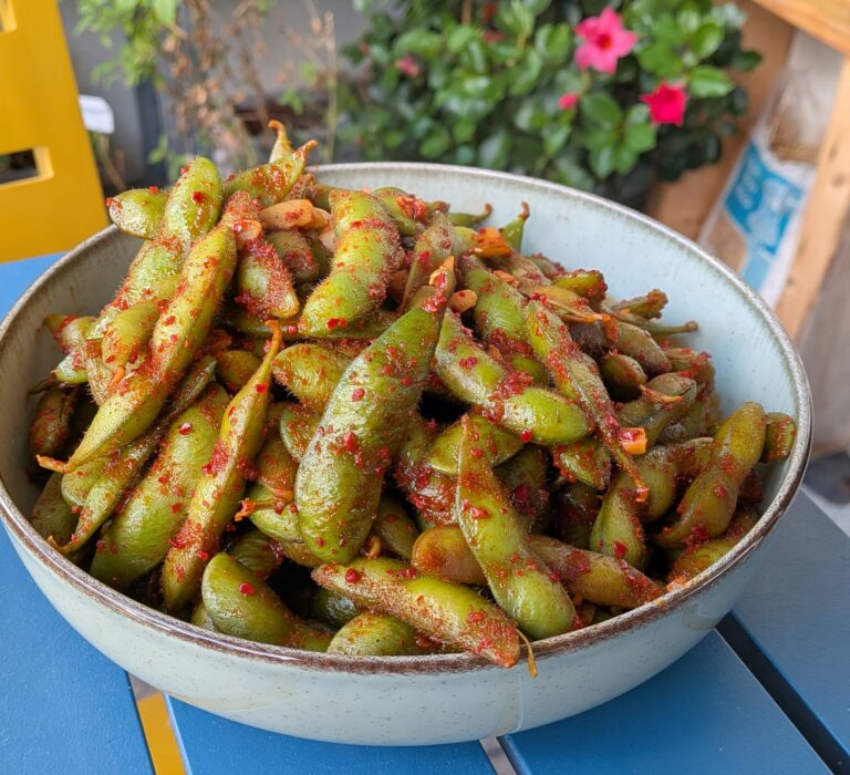 Garlic Edamame Recipe – A Fun & Flavorful Snack , recipes, asian snacks, soybean, asian snack recipes, saru's diary, saru's not so secret diary, food lovers, snack ideas, snacks, easy snacks