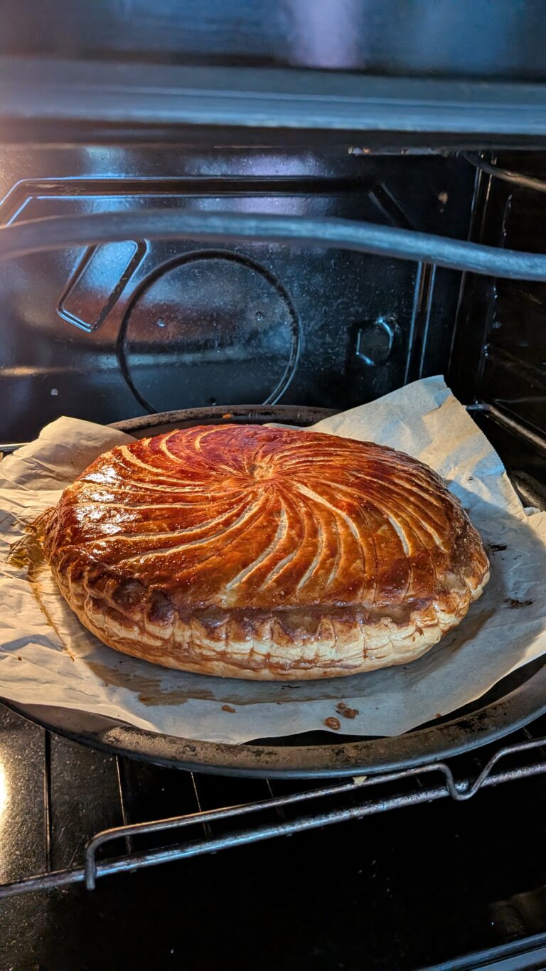 Galette des Rois Frangipane with Crème Pâtissière (Pastry Cream) – French Epiphany Cake