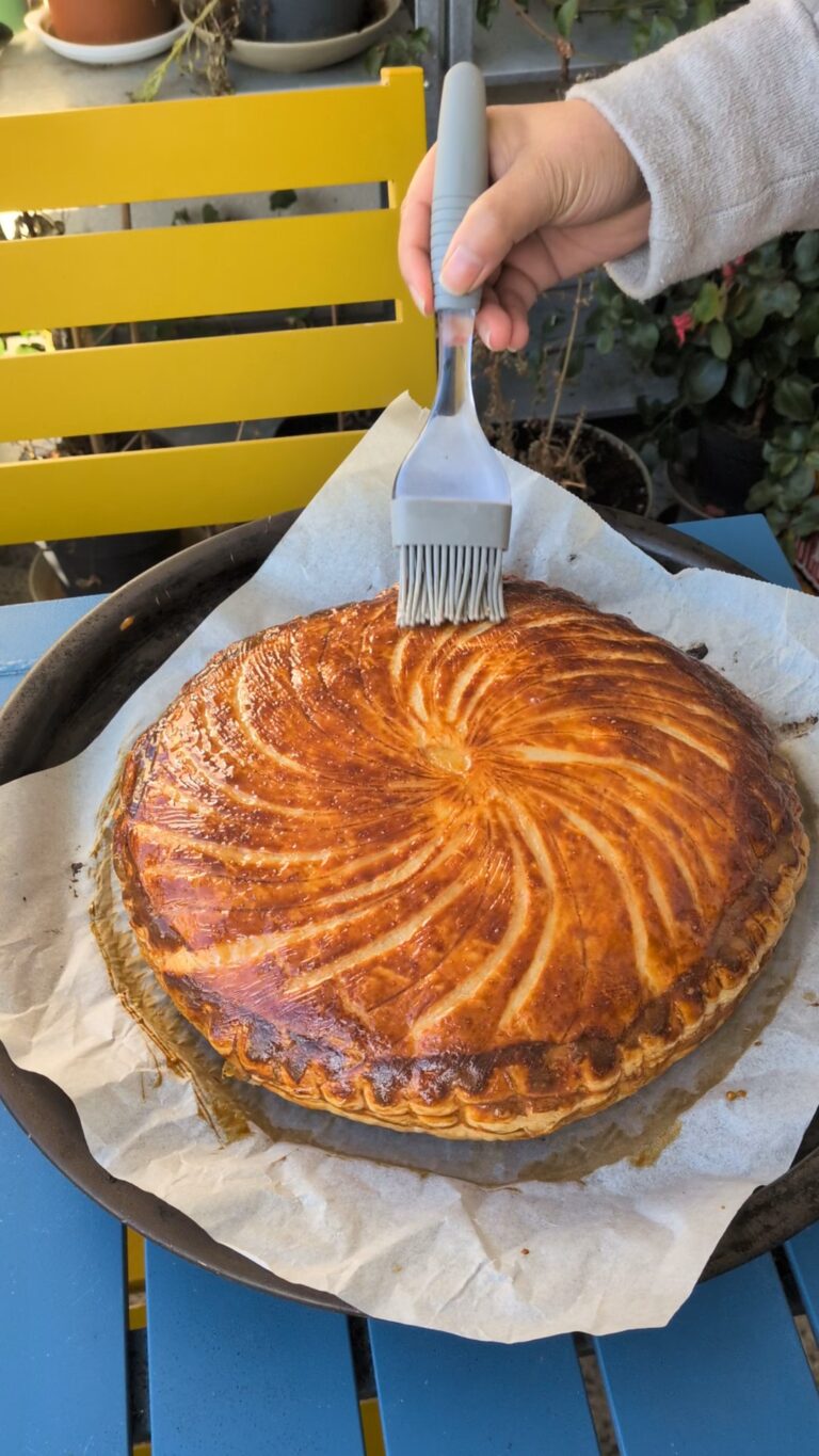 Galette des Rois Frangipane with Crème Pâtissière (Pastry Cream) – French Epiphany Cake