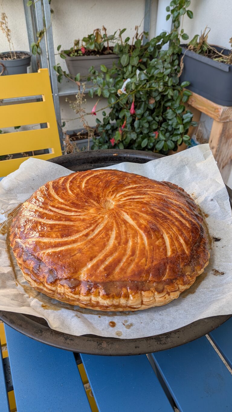 Galette des Rois Frangipane with Crème Pâtissière (Pastry Cream) – French Epiphany Cake