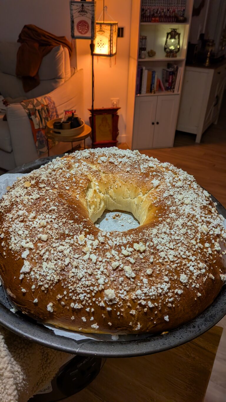 Galette des Rois Briochée (Gâteau des Rois) – French Epiphany Brioche, sauras not so secret diary, brioche des rois recipe, French classic galette des rois recipe, French traditional galette, French traditional brioche, galette, saru's diary, saru's not so secret diary, French recipes , French baking, baking recipes, French desserts, classic French dessert